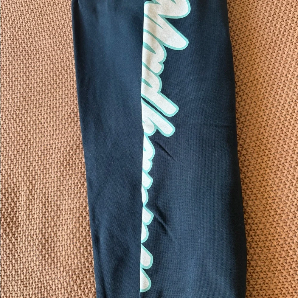 Madhappy Navy Blue Joggers with Script Logo